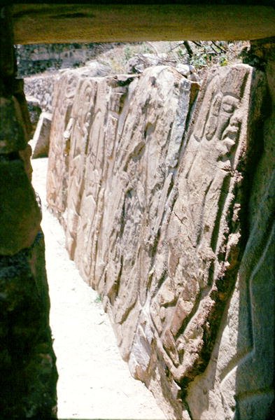 Carvings of Danzante figures by Pre Columbian Pre Columbian